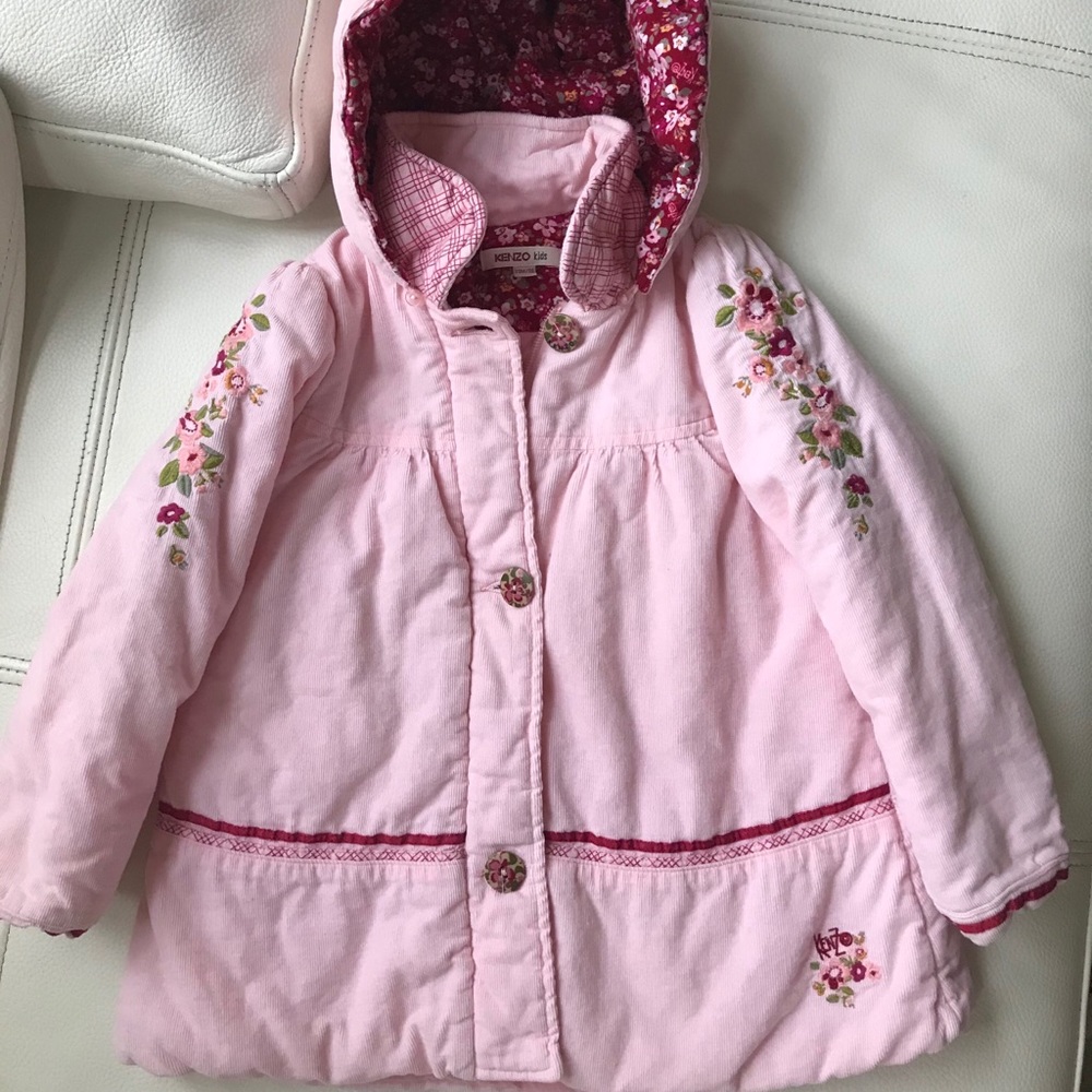 Kenzo kids girl’s padded coat 2T+